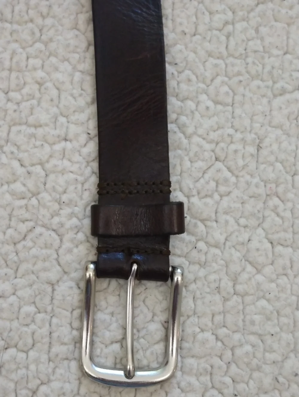 100% Genuine Leather XL Target Men's Belt (Dark Brown)  Made in the USA